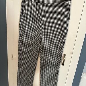 Black and White Checkered Women’s Pants